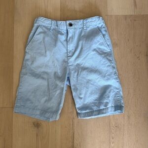 Boys Light Blue Khaki Shorts, Size 14